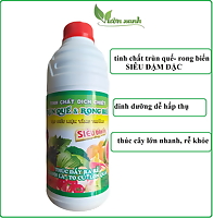 Tinh chất dịch chiết trùn quế & rong biển siêu đậm đặc 1L, dinh dưỡng dễ hấp thụ cho mọi loại cây